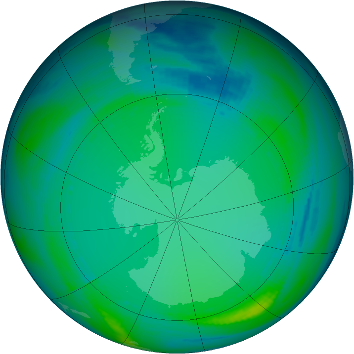 Ozone Map 1985-07-17